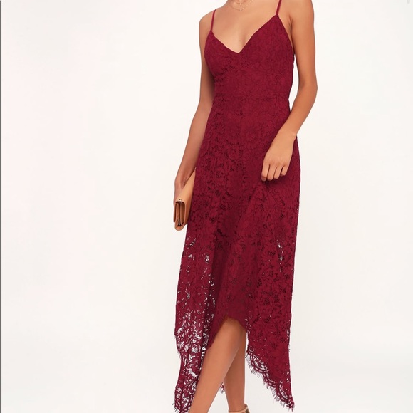 lulus maroon dress